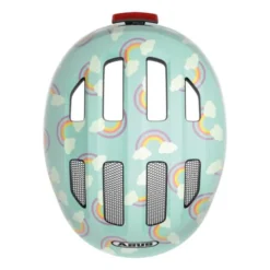 Abus Smiley 3.0 LED Helm Blue Rainbow Mt. S