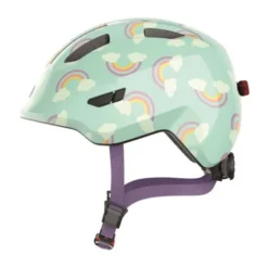 Abus Smiley 3.0 LED Helm Blue Rainbow Mt. S