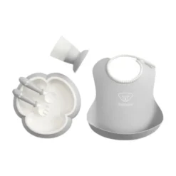 BabyBjörn Eetset Grijs