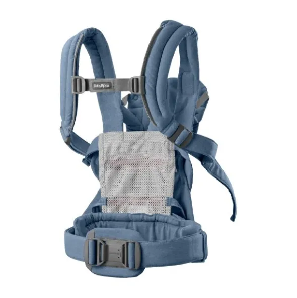 BabyBjörn Harmony Draagzak – Geweven – Mélange Blauw