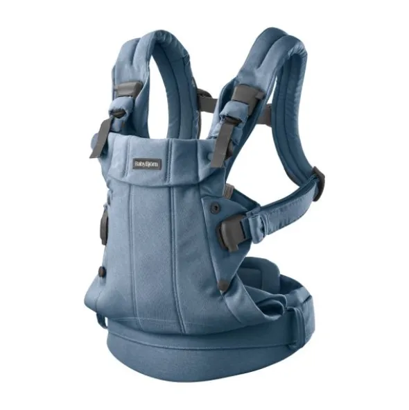 BabyBjörn Harmony Draagzak – Geweven – Mélange Blauw