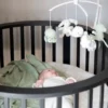 Baby's Only Animals Muziekmobiel - Laurel Green / Warm Linen