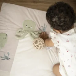 Baby's Only Boxkleed - Animals - 75x95 cm - Laurel Green/Warm Linen