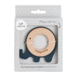 Baby's Only Olifant Bijtring Vintage Blue