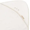 Bamboom Duo Bees Badcape + Washand – 75x75 cm – Off White