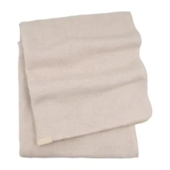 Bamboom Geborstelde Wiegdeken - 80×80 cm - Melange Sand