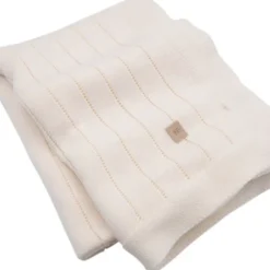 Bamboom Gestreept Wiegdeken - Zomer - Wit - 75 x 100 cm