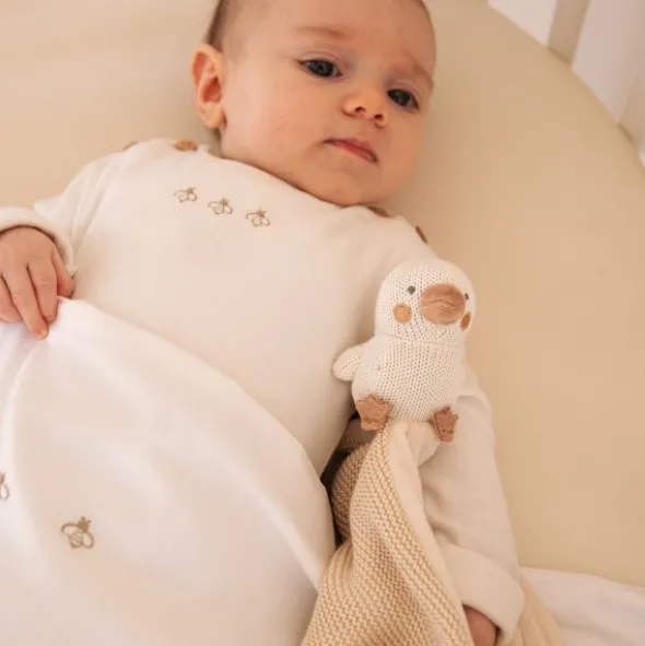 Bamboom Jumpsuit Met Voetjes Bees - Cream - 1 M
