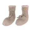 Bamboom Knitted Slofjes Camel