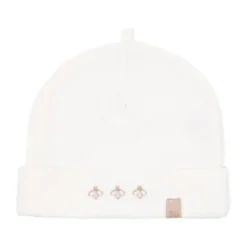 Bamboom Muts Bees - Cream - Maat S (0-4M)
