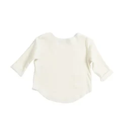 Bamboom T-shirt Lange Mouw Sand 3 Mnd