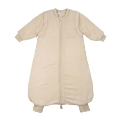 Bamboom Winterslaapzak Combi met armen en voeten – 12‑36M – Mousseline Sand