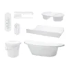 Bébé-Basics Badset 8-delig Wit