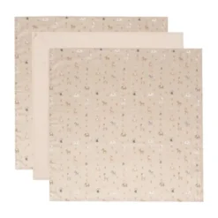 Bebe-Jou Steppe Hydrofiel Doek -70x70 cm - 3 Stuks