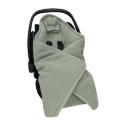 Bemini Biside Voetenzak - 0-12 Mnd - Pady Teddy + Jersey - Kaki