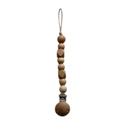 BEZISA Wooden Basics Speenkoord Quartz