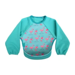 Bibetta Mouwslab Flamingo Turqoise