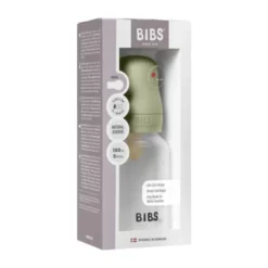 Bibs Fles - Slow Flow - 150 ml - Latex - Sage