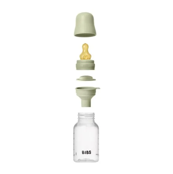 Bibs Fles - Slow Flow - 150 ml - Latex - Sage