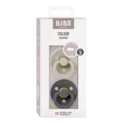 BiBs Fopspeen - Rond - 2 Stuks - 6-18 Mnd - Hush / Grape