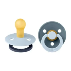 BiBs Studio Fusion Fopspeen - Rond - 2 Stuks - 6-18 Mnd - Sage/Hunter Green