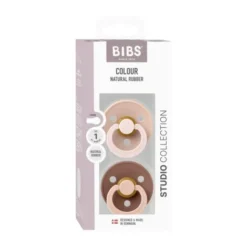 BiBs Studio Fusion Fopspeen - Rond - 2 Stuks - 6-18 Mnd - Sage/Hunter Green