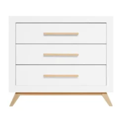 Bopita Fenna Babykamer Wit / Naturel | Bed 60 x 120 cm + Commode
