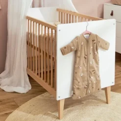 Bopita Indy Babykamer Wit / Naturel | Bed 60 x 120 cm + Commode
