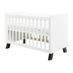 Bopita Juno Ledikant - 60x120 cm - Wit/Zwart