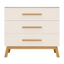 Bopita Kaleo Babykamer - Dune / Rose Wood | Bed 60 x 120 cm + Commode
