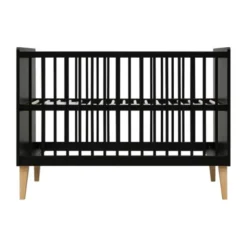 Bopita Lena Ledikant - 60 x 120 cm - Zwart / Naturel