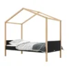 Bopita Liam Huisbed Mat Zwart / Naturel 90 x 200 cm