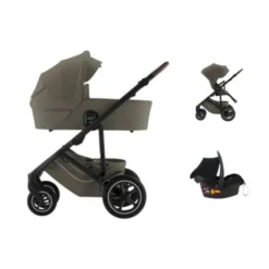 Britax Römer Smile 5Z Kinderwagen 3-in-1 - Lux - Urban Olive | Kidsriver Autostoel - Curve - Black