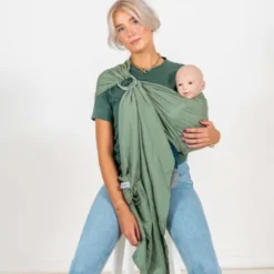 ByKay Traveler Ringsling Draagdoek Travel Green