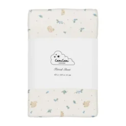 Cam Cam Blueberries Hoeslaken – 60 x 120 x 15 cm