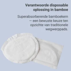 Carriwell Disposable Zoogcompressen - 50 Stuks - Bamboe