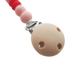 Chewies & More Speenkoord - Chewie Clip Sweet Heart - Pink & Red