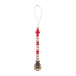 Chewies & More Speenkoord - Chewie Clip Sweet Heart - Pink & Red