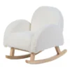 Childhome Teddy Schommelstoel Wit / Naturel