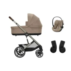 Cybex Balios S Lux Kinderwagen 3-in-1 Almond Beige | Cybex Cloud G I-Size Plus Autostoeltje