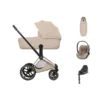 Cybex Priam 5 Style Kinderwagen Bundel - Rosegold/Cozy Beige