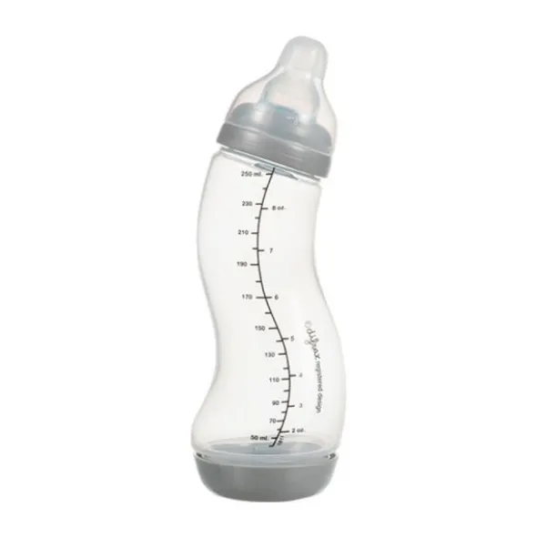 Difrax 1-2-3 Doseer S-fles Grijs 250 ml