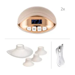 Difrax Hands-Free Duo Borstkolf