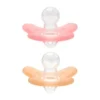 Difrax Siliconen Fopspeen Raspberry / Caramel 6-12 Mnd 2 Stuks