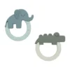 Done By Deer Bijtring - Deer Friends - 2 Stuks - Green/Blue