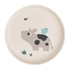 Done By Deer Bord - Tiny Farm - Rond - 18 cm - Sand