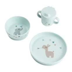 Done By Deer Celebration Foodie Dinerset Met Zuignap - Blue