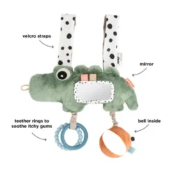 Done By Deer Croco Hangend Activiteiten Speeltje - Green