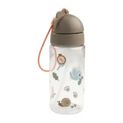 Done By Deer Drinkfles Met Rietje - Tiny Trails - Sand - 350 ml