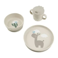 Done By Deer Foodie Dinner Set - Lalee - 3-Delig - Sand